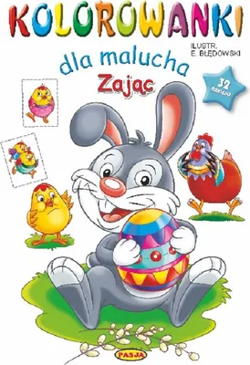 Image de Kolorowanka z naklejkami Zając Wielkanocny dla dzieci