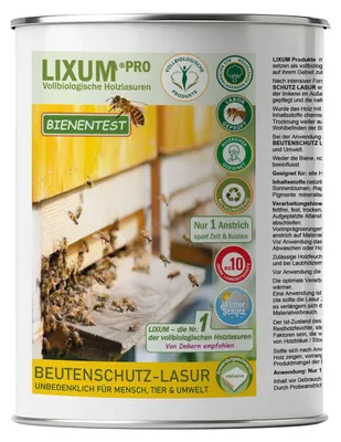Produktbild von LIXUM PRO biologische & natürliche Holzlasur für Bienenbeuten