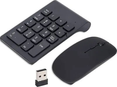 Obrázok produktu pre Bezdrôtová numerická klávesnica s 18 klávesami a kombináciou s myšou