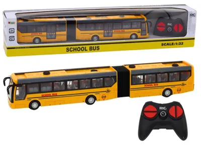 Immagine prodotto di Scuolabus snodato R/C 1:32 giallo