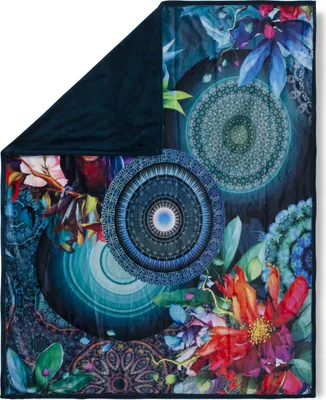 Produktbild von Plaid HIP 130x160 cm - mandalas, flowers and birds