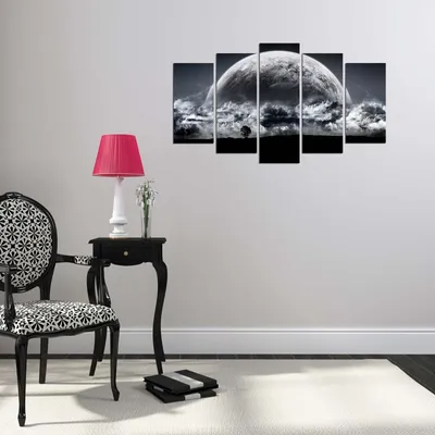 Productafbeelding van Wallity, 5PMX-CHR2954, Bunt, canvasprints, 110 x 60 cm, 100% MDF (dikte: 3 mm)