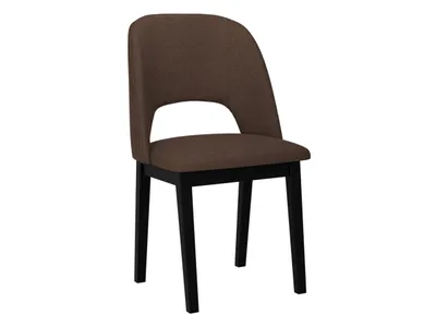Obrázek produktu pro Kuchyňská čalouněná židle AFTON 2 - černá / hnědá 2