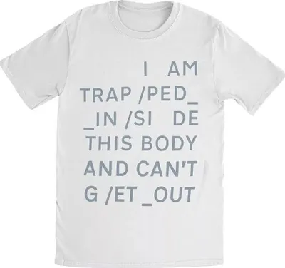 Obrázok produktu pre Radiohead Trapped (Back Print) White L Tričko