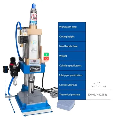 Produktbild von Pneumatische Stanzmaschine, hohe Effizienz, verstellbarer Hub, NEIN.1, EU-Stecker