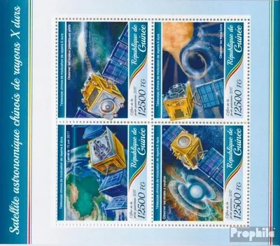 Produktbild von Briefmarken Guinea 2017 Mi 12640-12643 Kleinbogen (kompl. Ausgabe) postfrisch Röntgensatellit