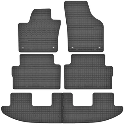 Image de Jeu de tapis de sol en caoutchouc pour Seat Alhambra II (7 personnes)