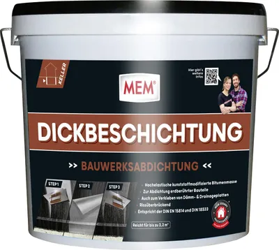 Produktbild von MEM Bitumen Dickbeschichtung 12 l