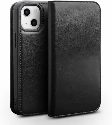 Image de Étui en cuir véritable pour iPhone 14 Pro