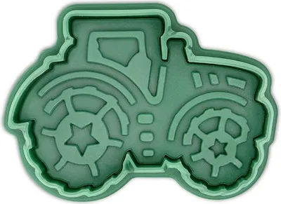 Obrázok produktu pre Städter vykrajovač na sušienky s vysúvacím traktorom, vykrajovač na sušienky, sušienky, sušienky, plast, 6,5 cm, 171848