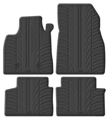 Produktbild von Gledring Fußmatten Set Gummi für DACIA Duster III (P1310) Vorne+Hinten