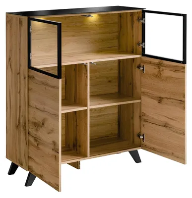 Produktbild von Vitrine Wohnzimmer Möbel Schrank Holz Einrichtung Luxus Modern Design