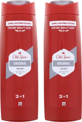 Produktbild von 2 x Old Spice Original 3in1 Duschgel für Haar Gesicht&Körper je 400ml