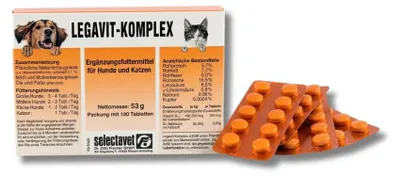 Leber-Ergänzungsfutter für Hunde & Katzen, 100 Tabletten