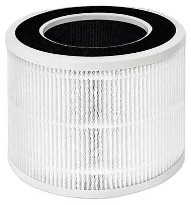 Immagine prodotto di Filtri di ricambio per purificatori d'aria, filtro HEPA H13, sistema di filtrazione a 3 stadi, dimensioni medie, efficienza di filtrazione del 99,7%, strato di carbone attivo