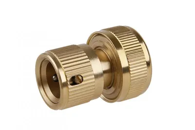 Produktbild von Schnellkupplung + Absperrventil, 3/4" Messing