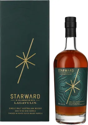 Image de Starward LAGAVULIN Single Malt Australian Whisky 48% Vol. 0,7l en boîte cadeau