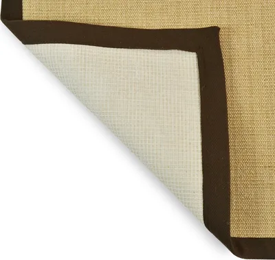Immagine prodotto di Tappeto Sisal Amazonas Nature border: Sahara / Cappuchino 200 x 200 cm