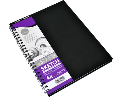 Produktbild von Skizzenbuch - A4 100 g/qm 110 Blatt Spirale.