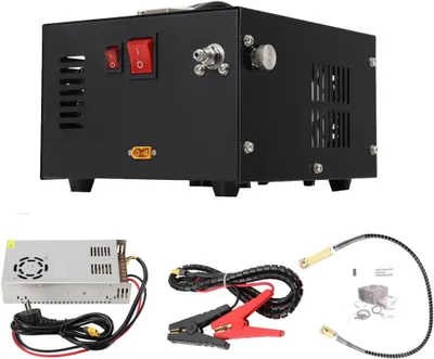 Imagen del producto de Compresor de aire de alta presión – Bomba de aire portátil – Compresor para airsoft y paintball – 30 MPa