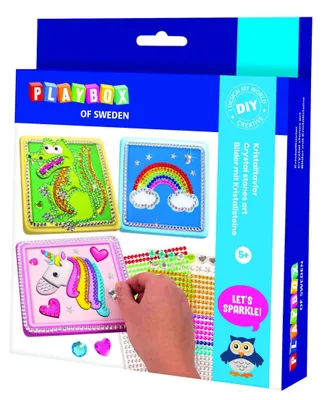 Zdjęcie produktu dla Diamantový obrázek 3ks s doplňky v krabici 18x21cm