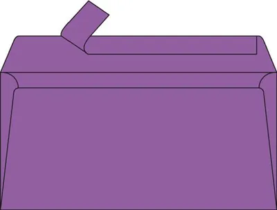 Produktbild von Pollen by Clairefontaine Briefumschlag DIN Lang violett 20 Briefumschläge