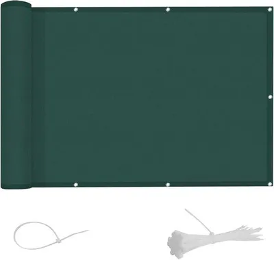 Immagine prodotto di Pannello frangivista Ibenzoa® per balconi e terrazzi – 90 x 600 cm, resistente ai raggi UV, impermeabile al vento e alla pioggia, durevole e facile da montare, per una maggiore privacy