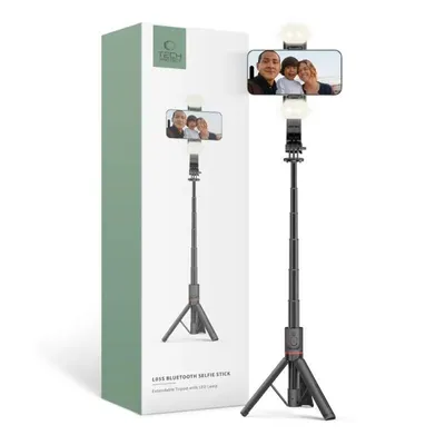 Produktbild von Tech-Protect L05S Bluetooth-Selfie-Stick-Stativ & Led-Licht Schwarz