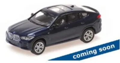 Produktbild von Minichamps 1:87 BMW X6 - 2020 - BLUE METALLIC 870020521