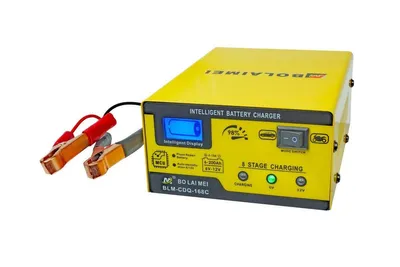 Obrázek produktu pro Nabíječka 15 A, 6/12 V, plechová