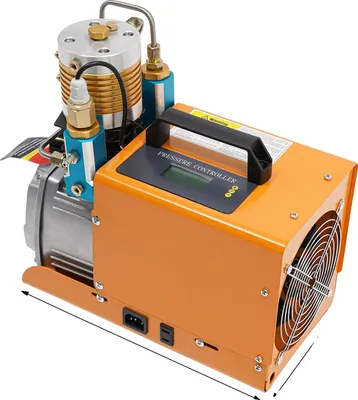 Obrázek produktu pro Vzduchový kompresor, výkon 1800 W, tlak 30 MPA, oranžová/černá, EU