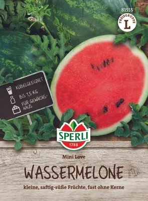Produktbild von SPERLI Wassermelonensamen Mini Love F1 Citrullus lanatus 5 Pflanzen