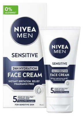 Produktbild von Nivea Sensitive Face Cream - Hydrating Cream For Men