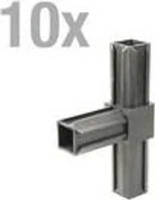Produktbild von XD-Rohrverb.T-Stück,KST,sw,f.20x20KAR