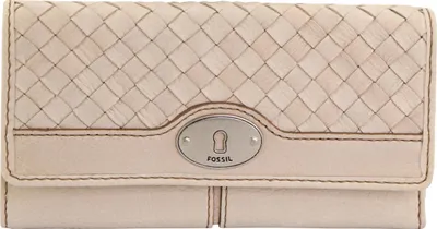 Zdjęcie produktu dla Portfel damski Fossil Wmns Portfel skórzany Maddox Cream