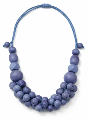 Produktbild von Kurze Kette Bea mit Holzperlen von collezione alessandro