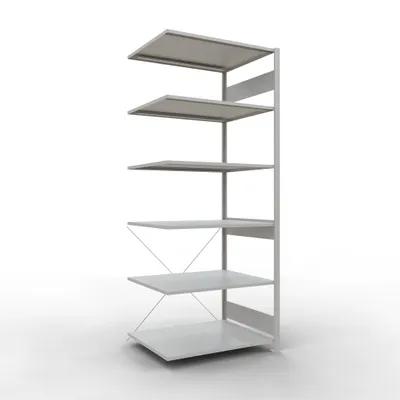 Produktbild von Stecksystem Anbauregal - 2500x1000x 800 mm, Typ 150 kg