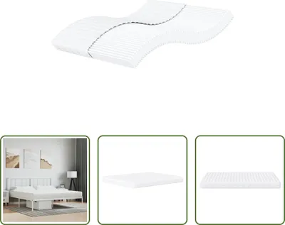 Produktbild von The Living Store Schaumstoffmatratze Weiß 160x200 cm Härtegrad H2 H3