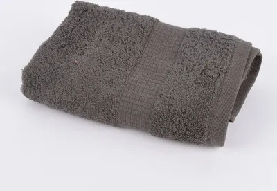 Produktbild von Qualitätsfrottee Handtuch 100% Baumwolle 500g/qm anthrazit grau Größe  Handtuch 50 x 100 cm