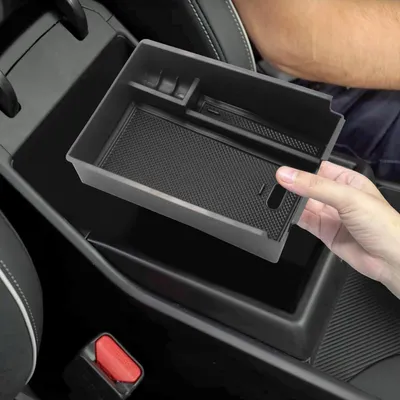 Productafbeelding van Opbergvak voor de middenconsole, zwart, geschikt voor Kia Sportage NQ5 (automaat), modeljaren 2022-2025