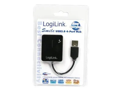 Zdjęcie produktu dla LogiLink Smile USB2.0 4-Port Hub - Hub - 4 x