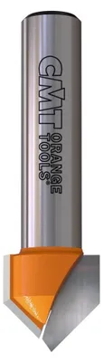 Obrázek produktu pro Fréza V-drážky, 90 stupňů, s 8 zuby, průměr 12 x 12,7 mm