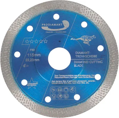 Produktbild von PRODIAMANT Diamanttrennscheibe 115mm Fliese, Feinsteinzeug F50