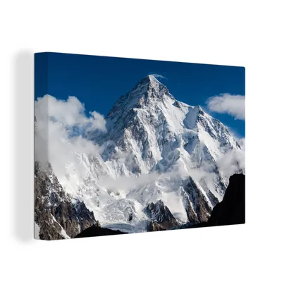 Obrázek produktu pro OneMillionCanvasses® Malba na plátně Nástěnná malba na plátně - Vrchol hory K2 - 150x100cm