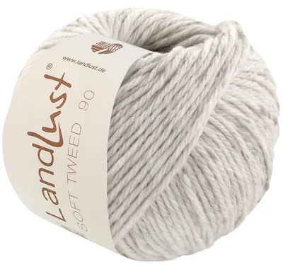 Produktbild von Lana Grossa - Landlust Soft Tweed 90 0025 silbergrau meliert