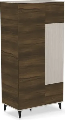 Obrázek produktu pro Dvoudveřová šatní skříň RANDOM 2 S-1 90 cm ořech/kašmír