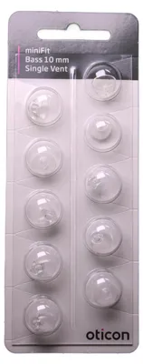 Immagine prodotto di Bernafon/Oticon MiniFit, singolo, con ventilazione, protezione acustica da 10 mm