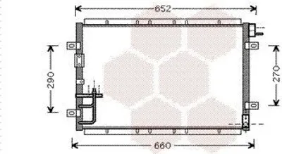 Produktbild von VAN WEZEL 83005030 Kondensator Klimaanlage Klimakondensator für KIA SORENTO I (JC)