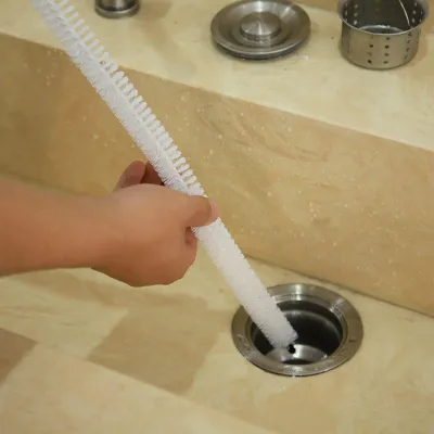 Zdjęcie produktu dla Elastyczne narzędzie do czyszczenia rur, szczotka do udrażniania kanalizacji w łazience i kuchni, 71 cm (niebieska)