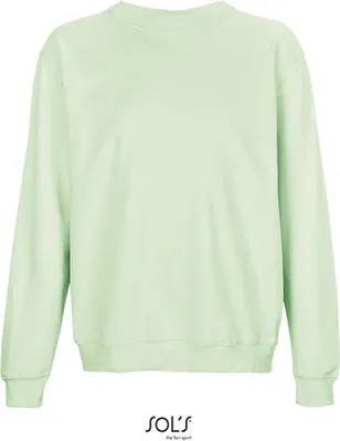 Produktbild von SOLs Collection Baumwolle Classics-25.3814 Uni Sweater Gr. S creamy green